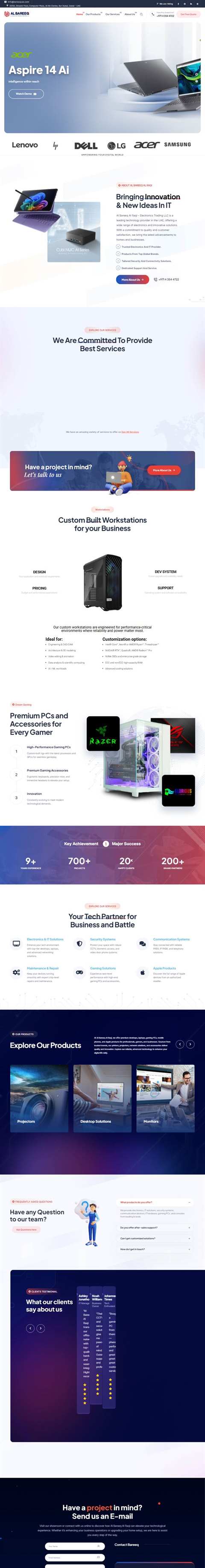 Al Bareeq website